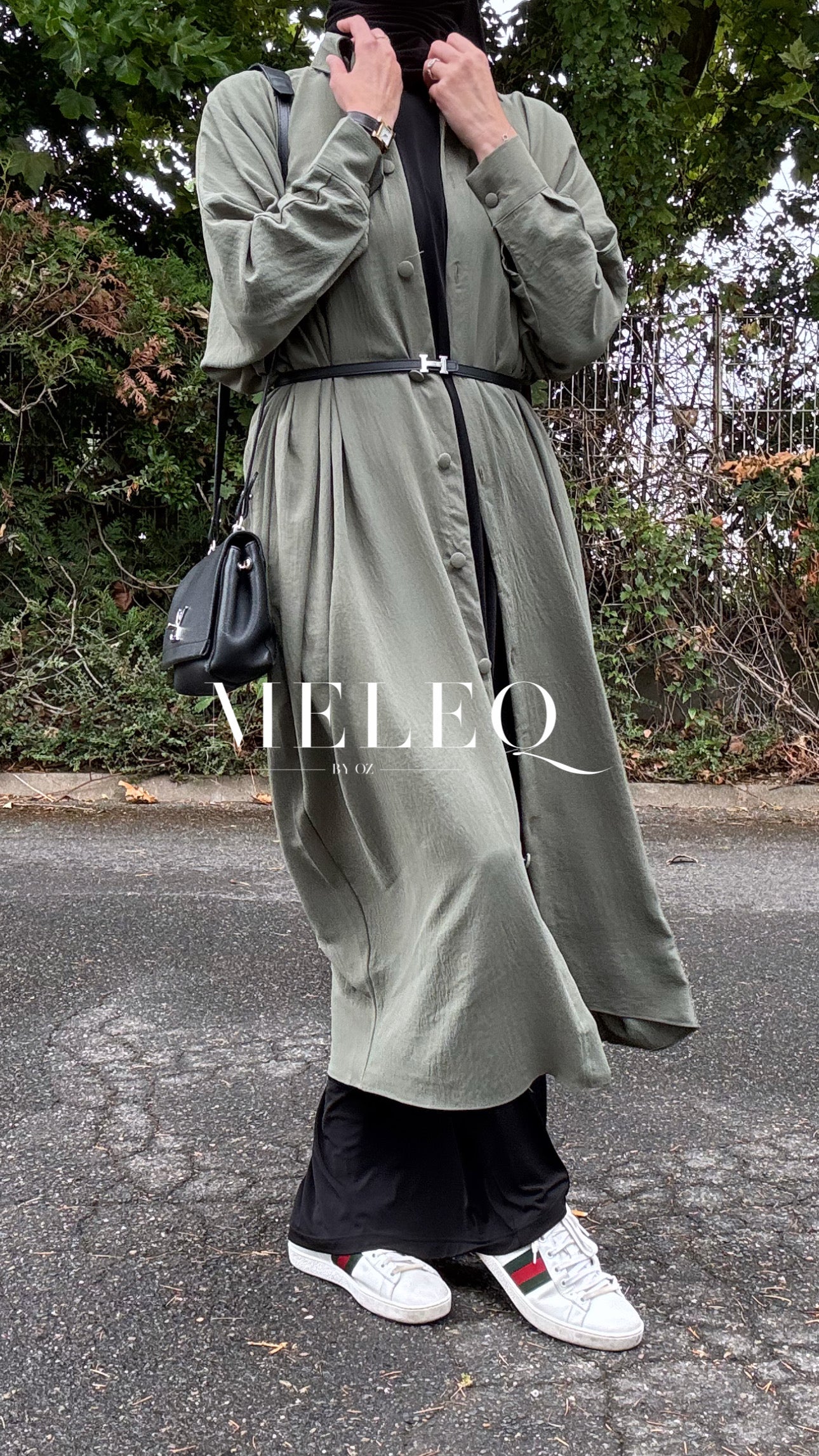 Robe-Chemise - Mona - Kaki
