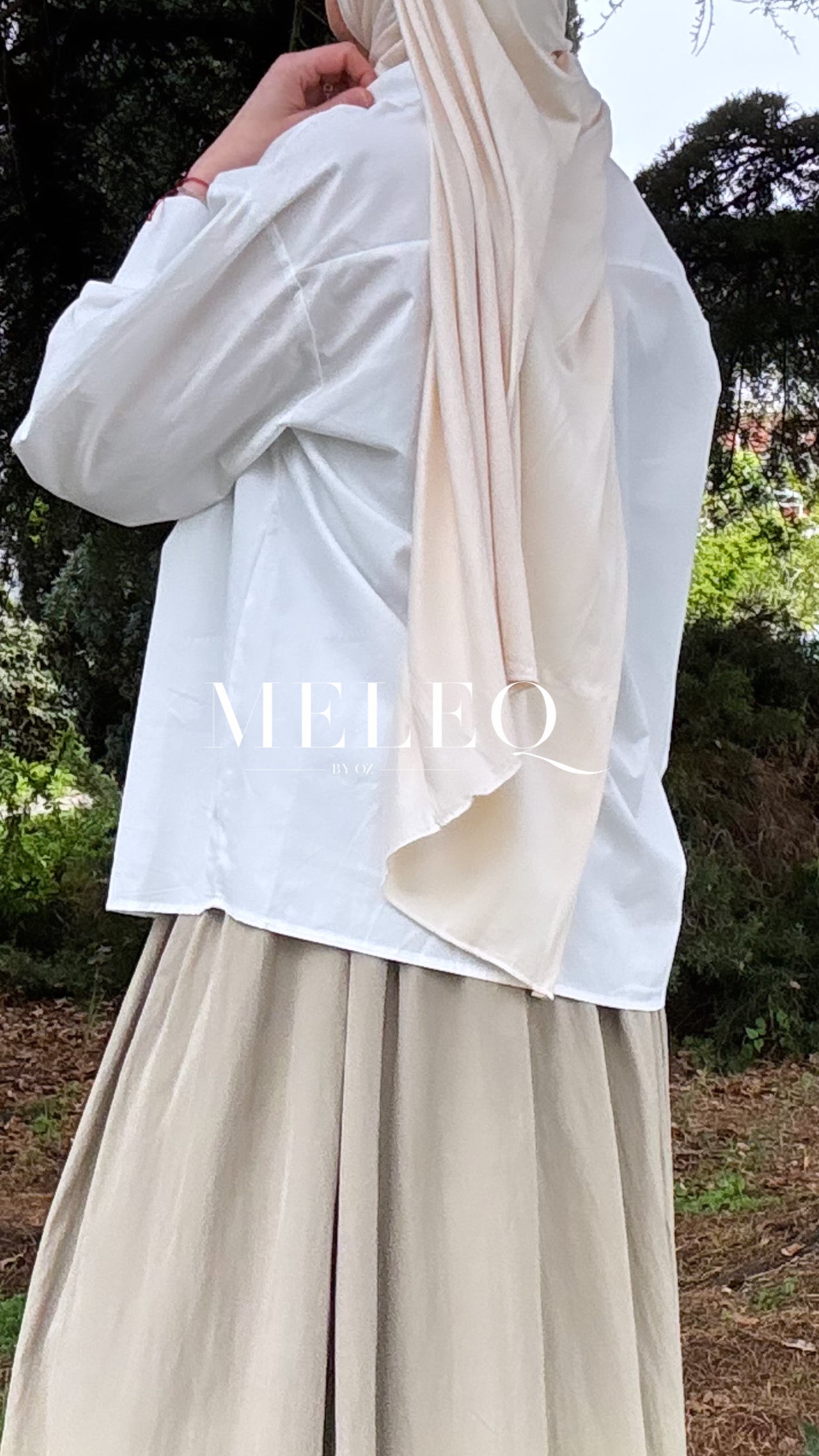 Chemise oversize Liya - blanc