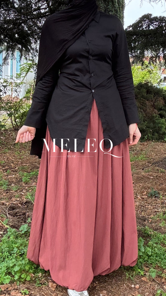 Jupe ballon Léna - Terracotta