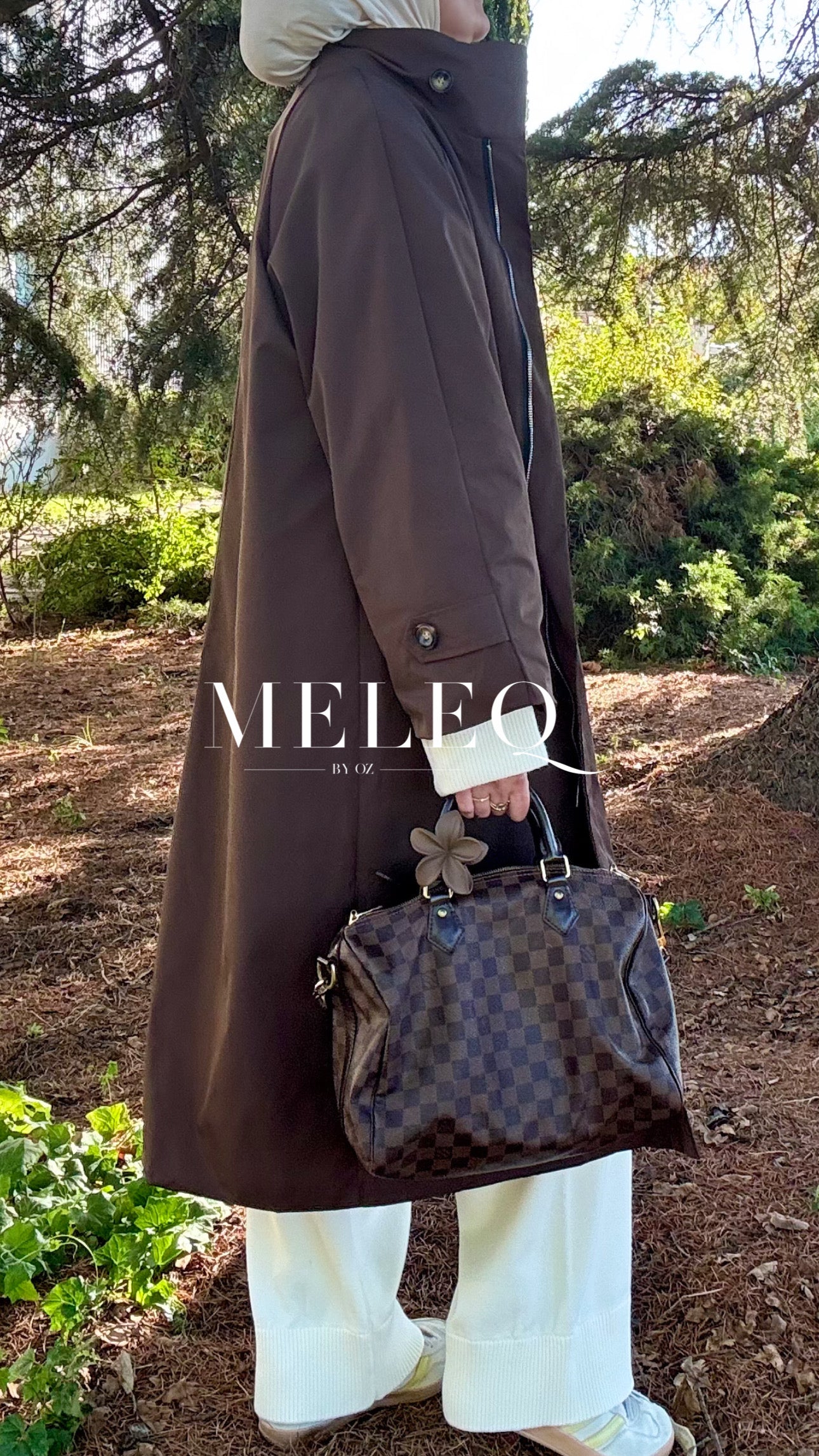 Trench oversize ISA - Marron