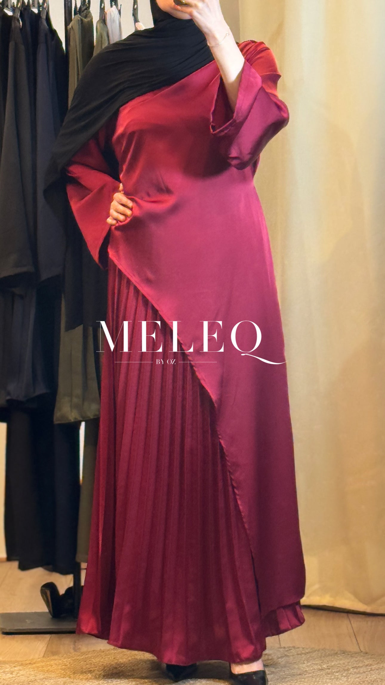 Ensemble Elena cerise