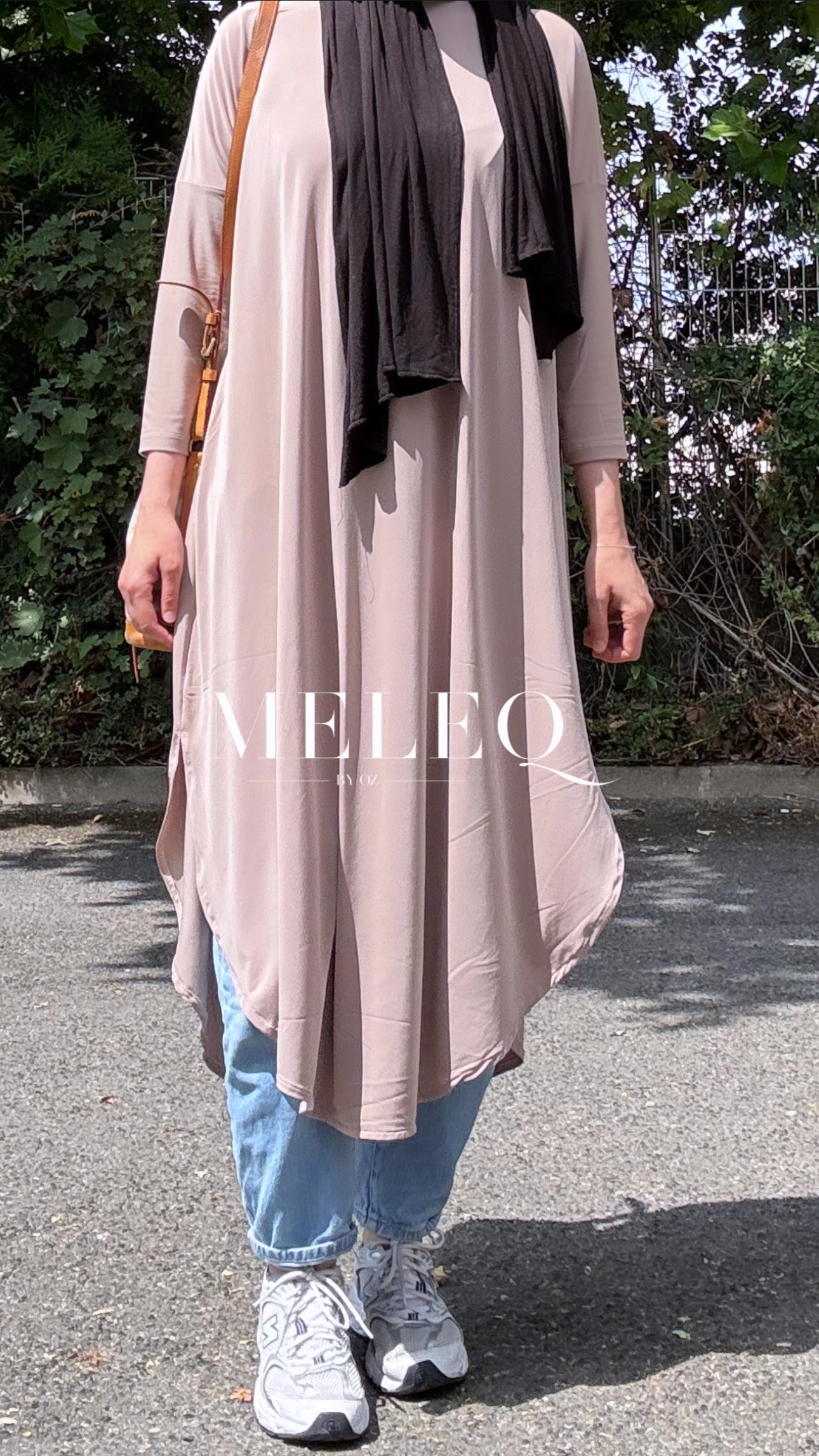 Tunique longue fluide - Beige