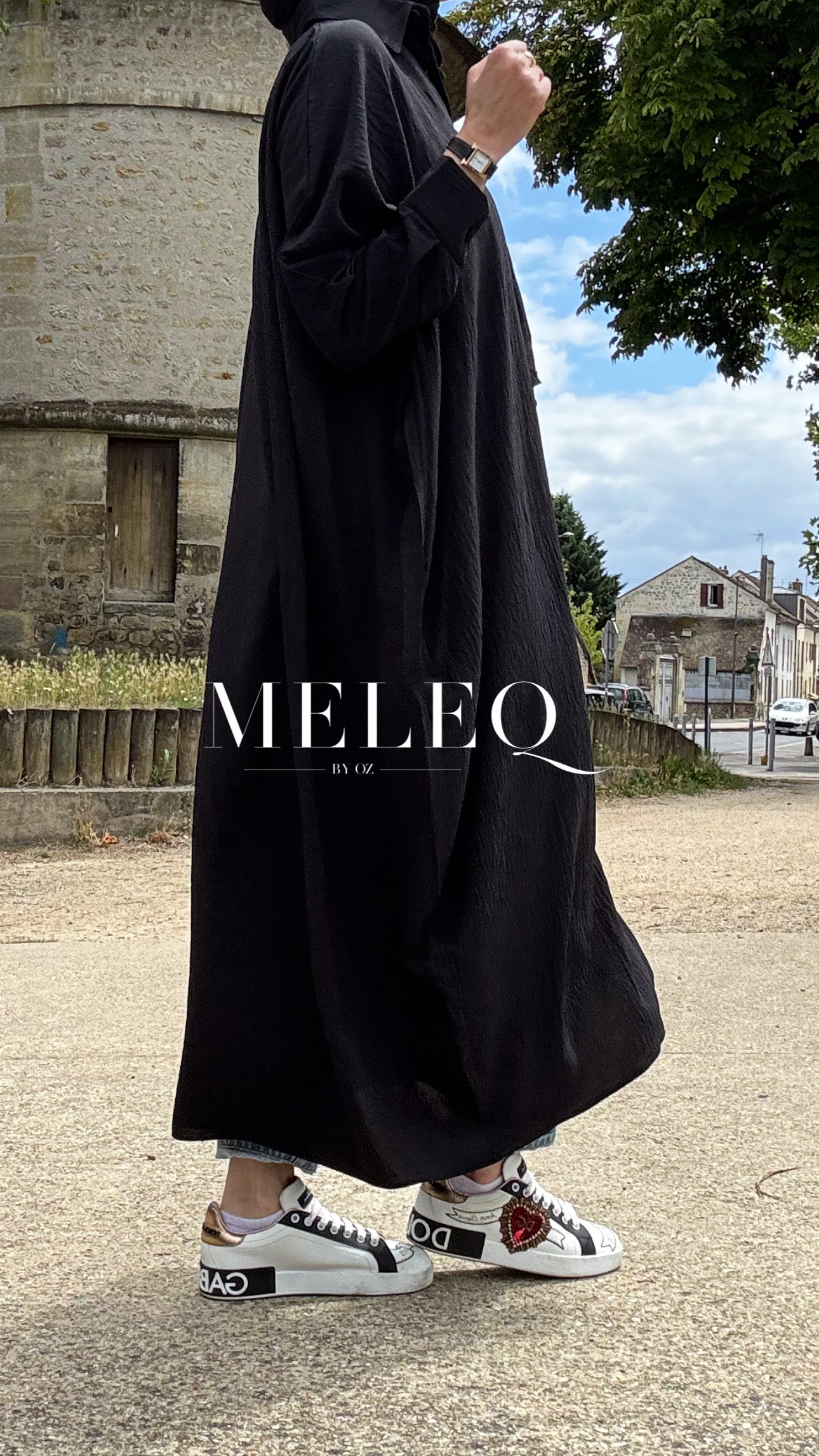 Robe-Chemise Mona - Noir