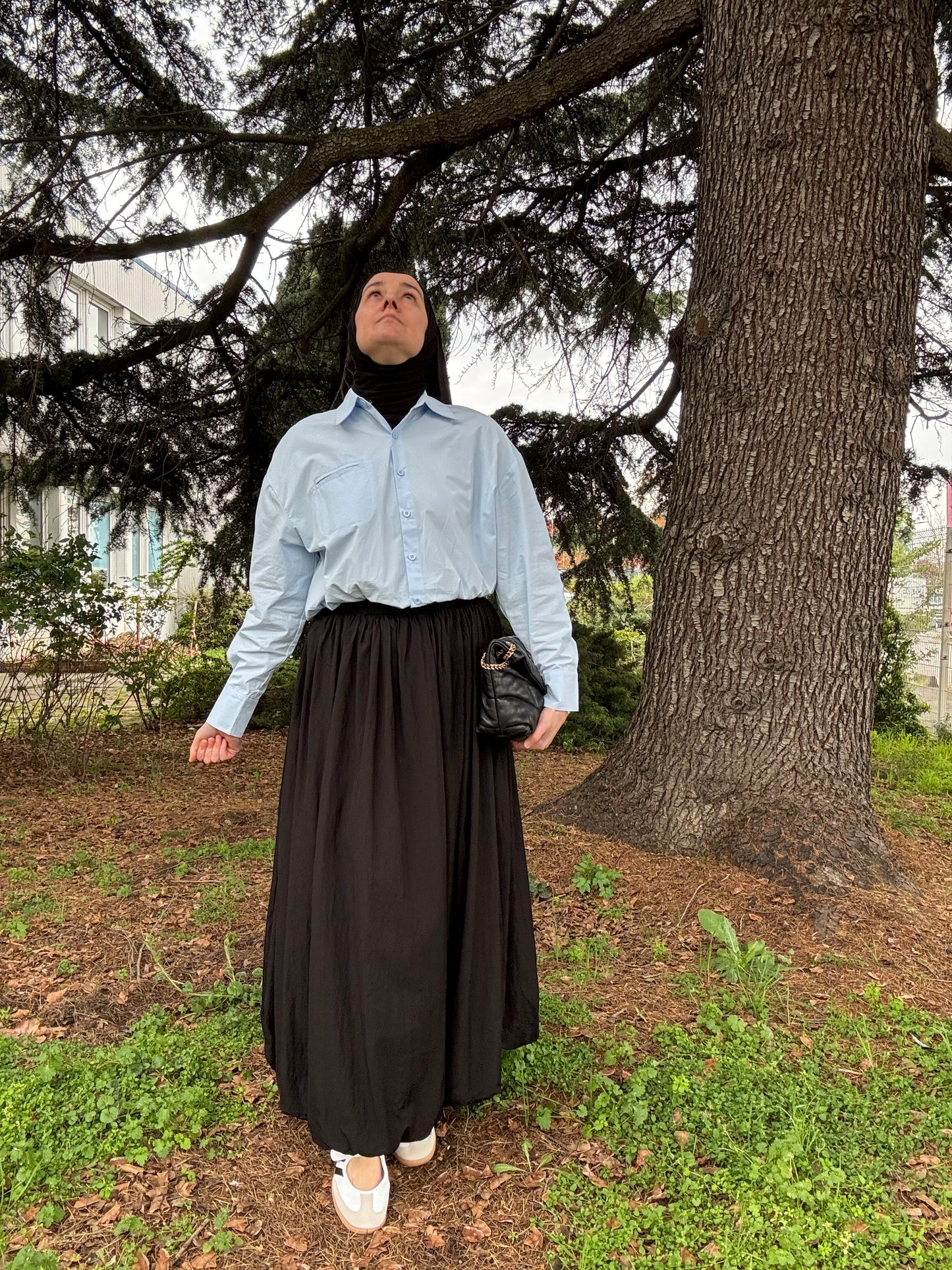 Chemise oversize  Liya - Bleu