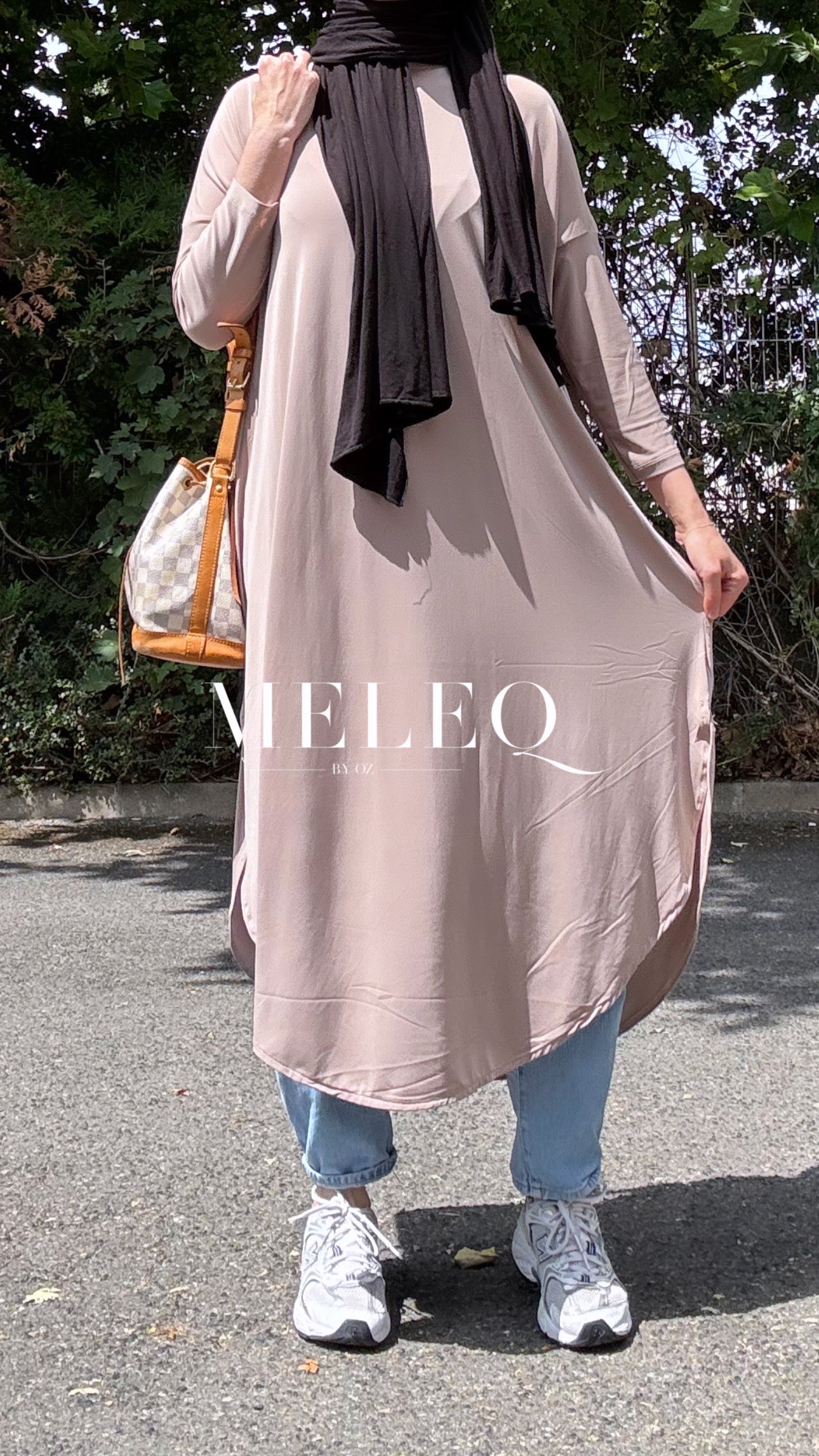 Tunique longue fluide - Beige