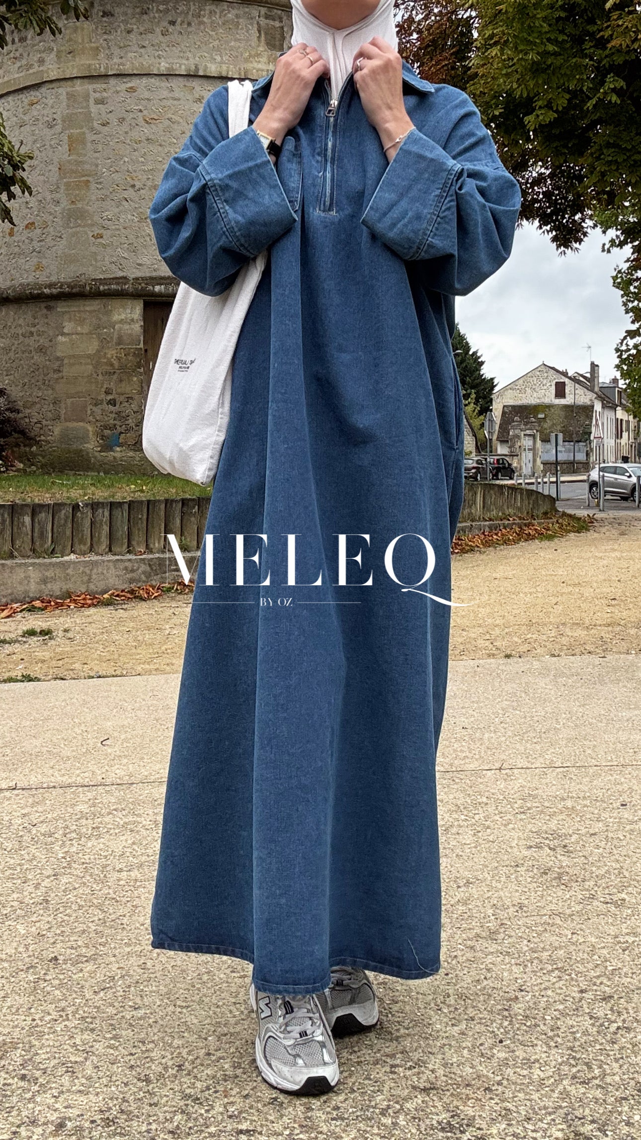 Robe en jean - Taille unique - Bleu