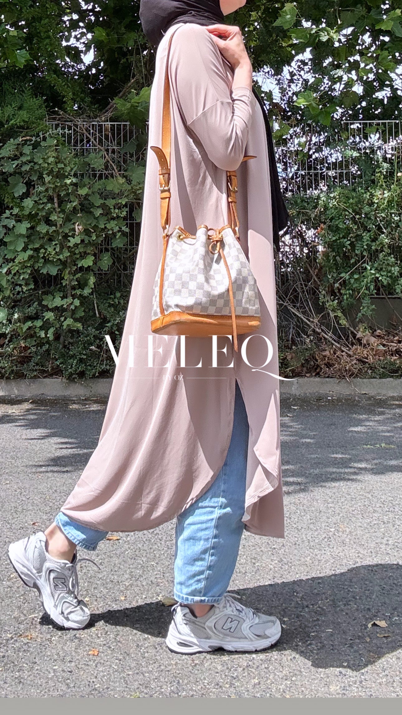 Tunique longue fluide - Beige