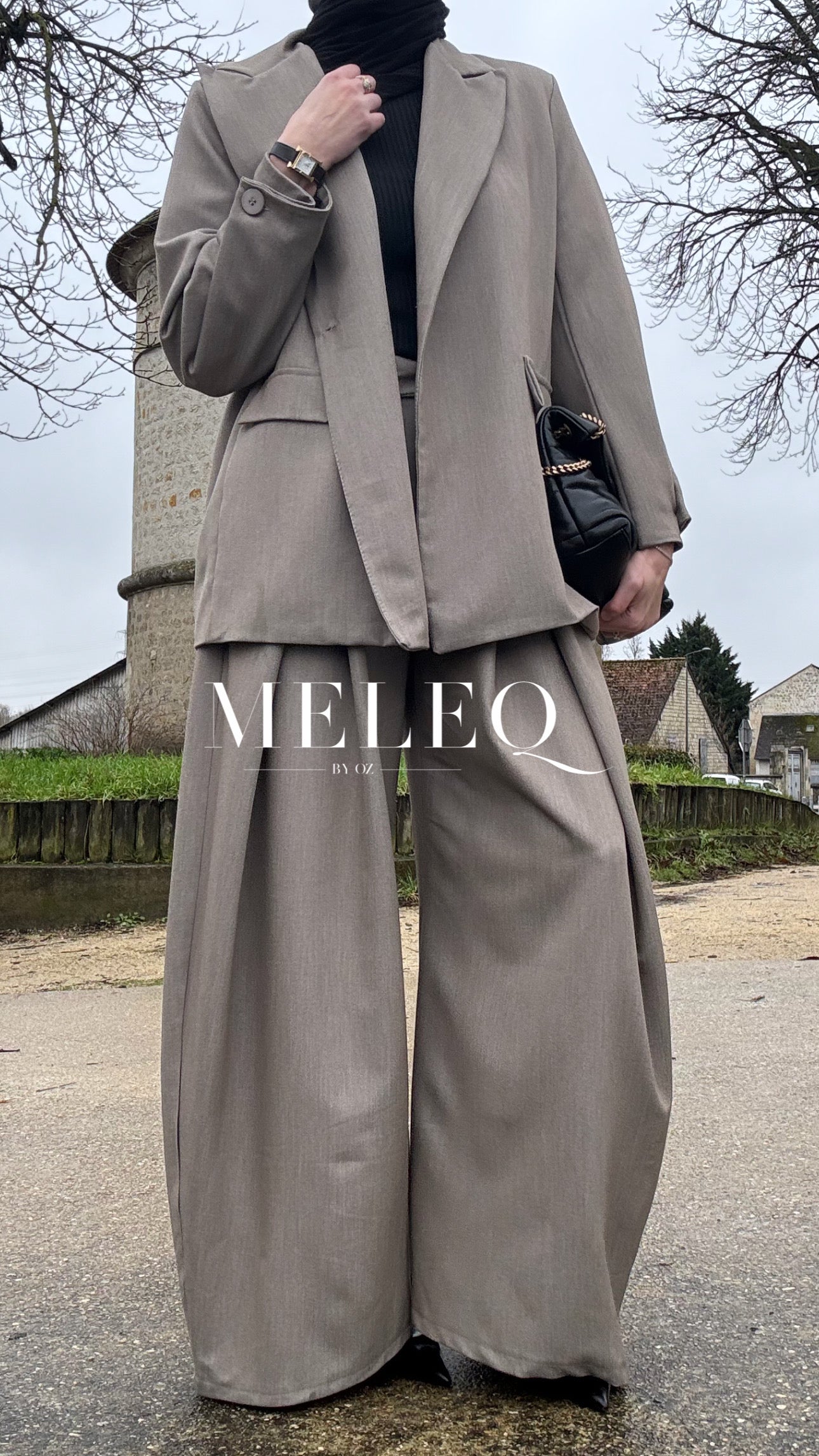 Blazer oversize - Taupe