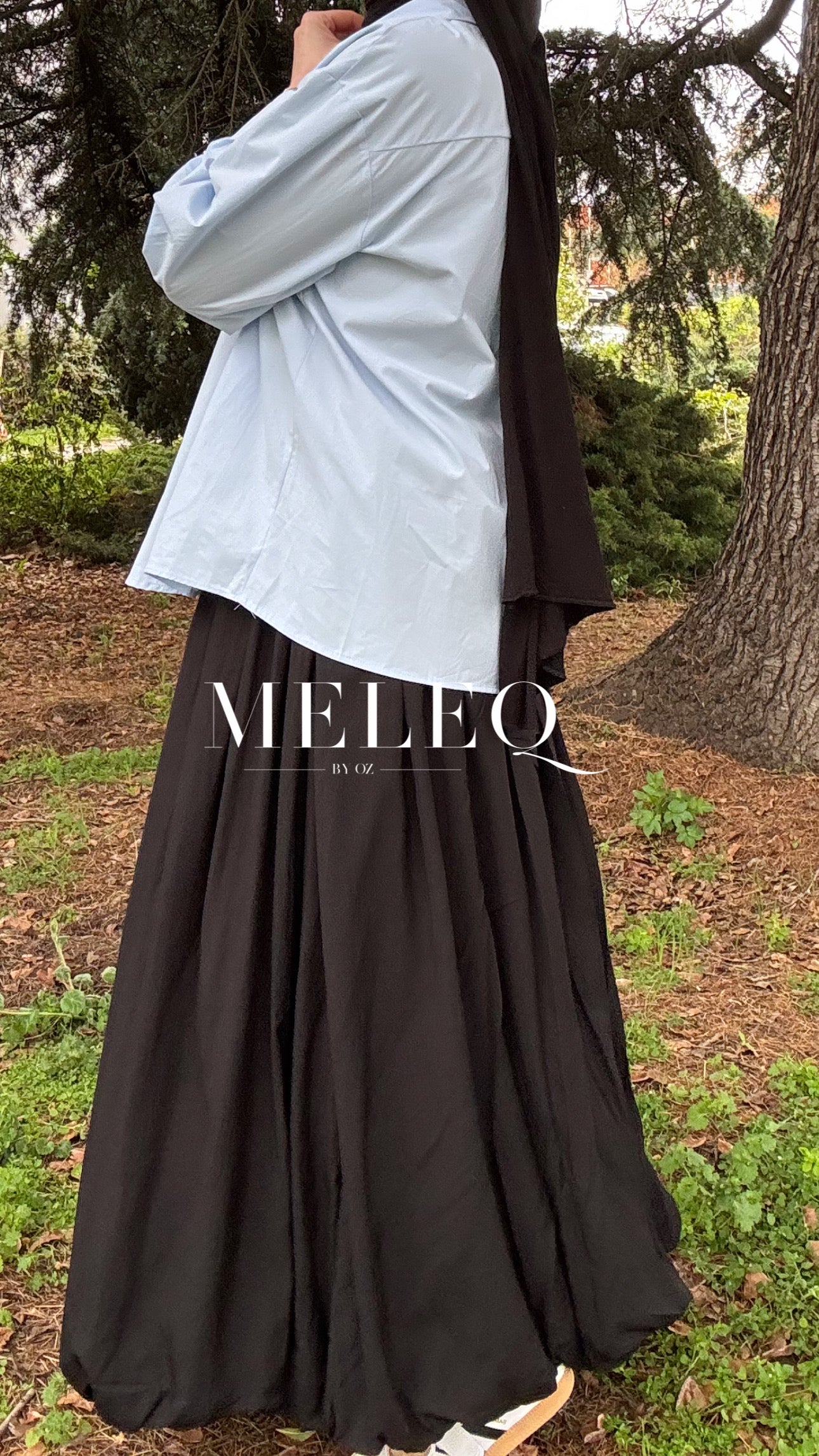 Chemise oversize  Liya - Bleu