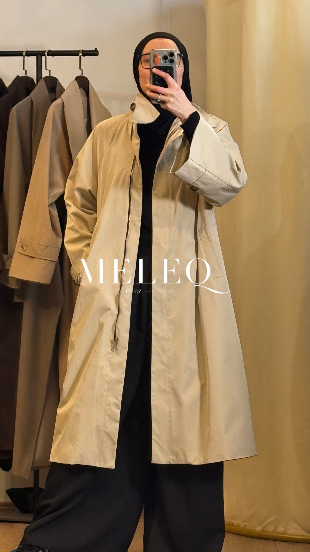 Trench oversize Isa - Beige