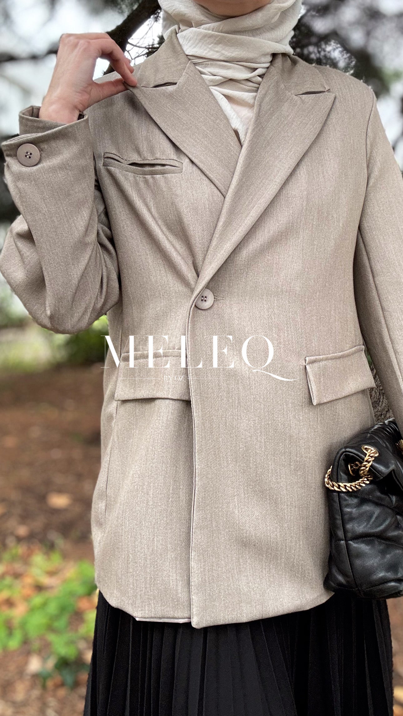 Blazer oversize - Taupe