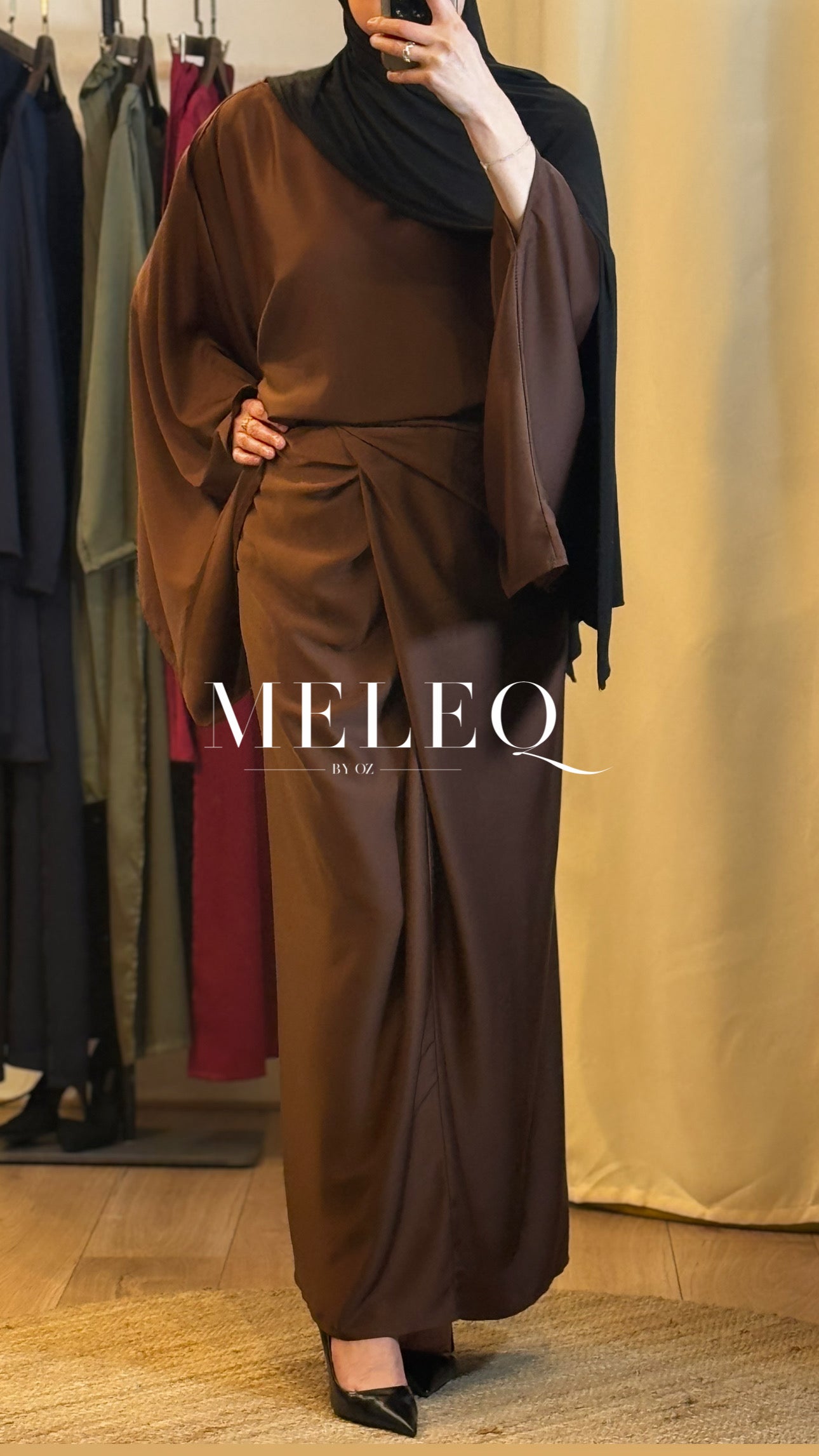 Ensemble Clara - Marron chocolat