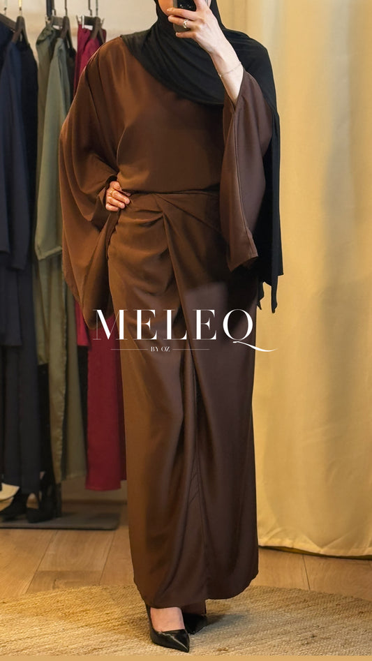 Ensemble Clara - Marron chocolat