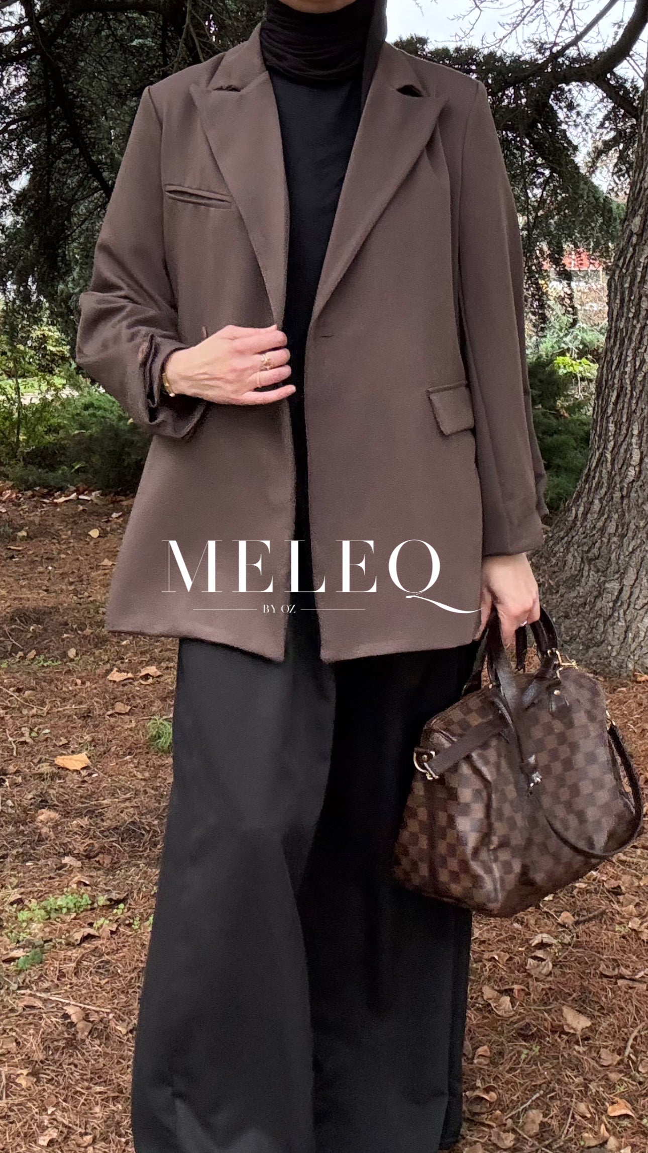 Blazer oversize - marron