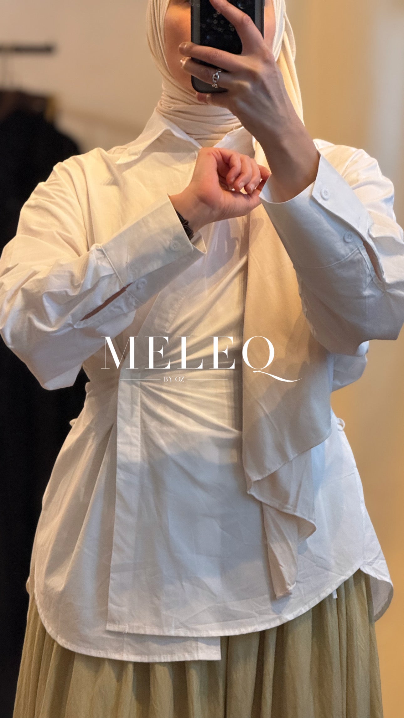 Chemise Croisée - Blanc