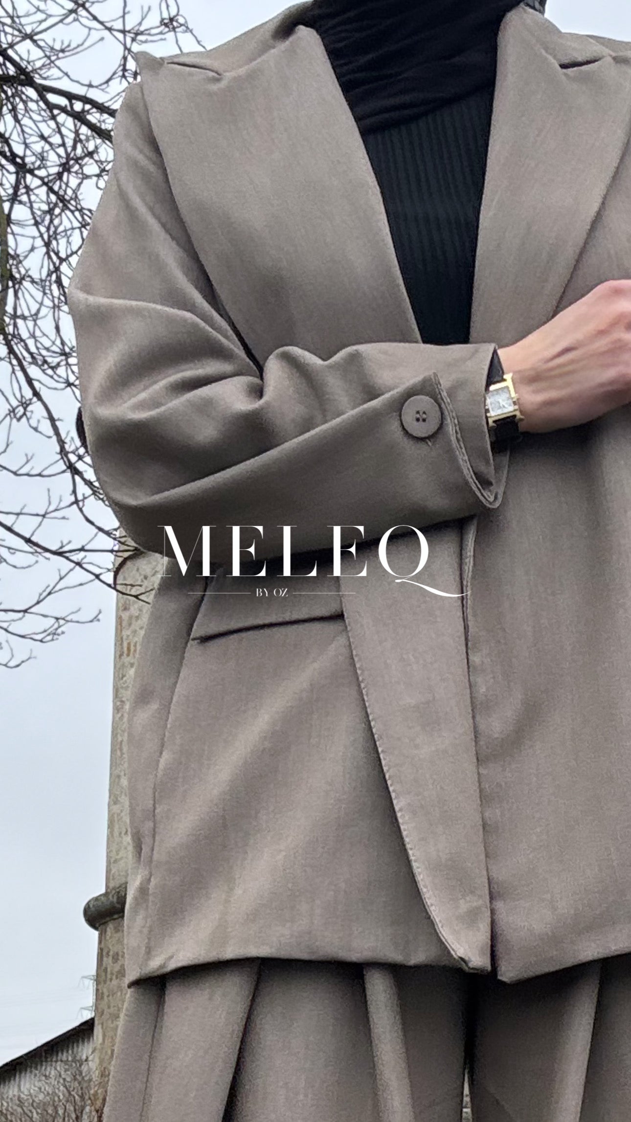 Blazer oversize - Taupe