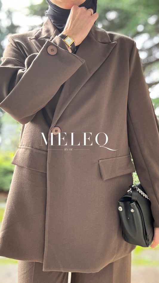 Blazer oversize - marron