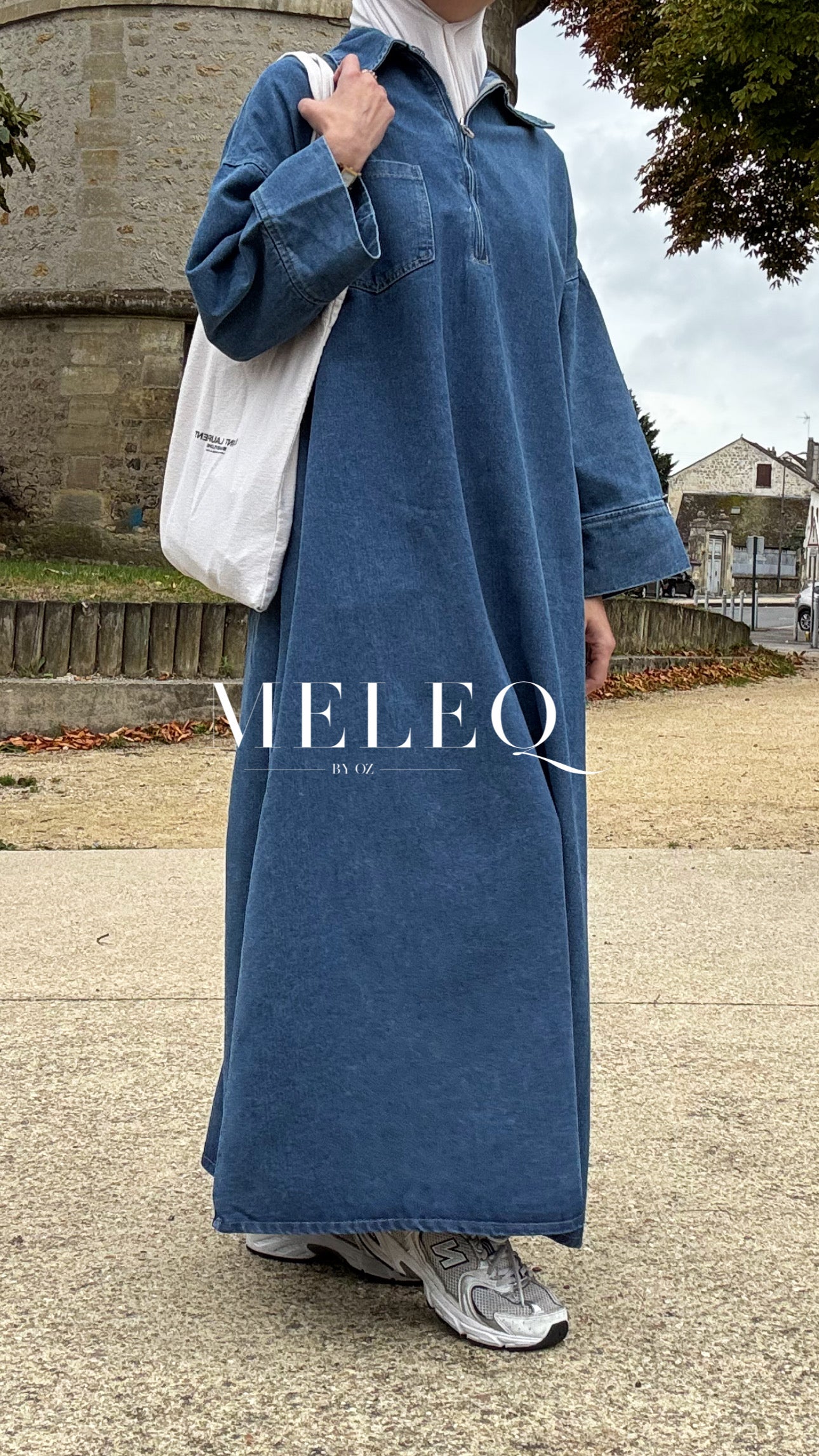 Robe en jean - Taille unique - Bleu