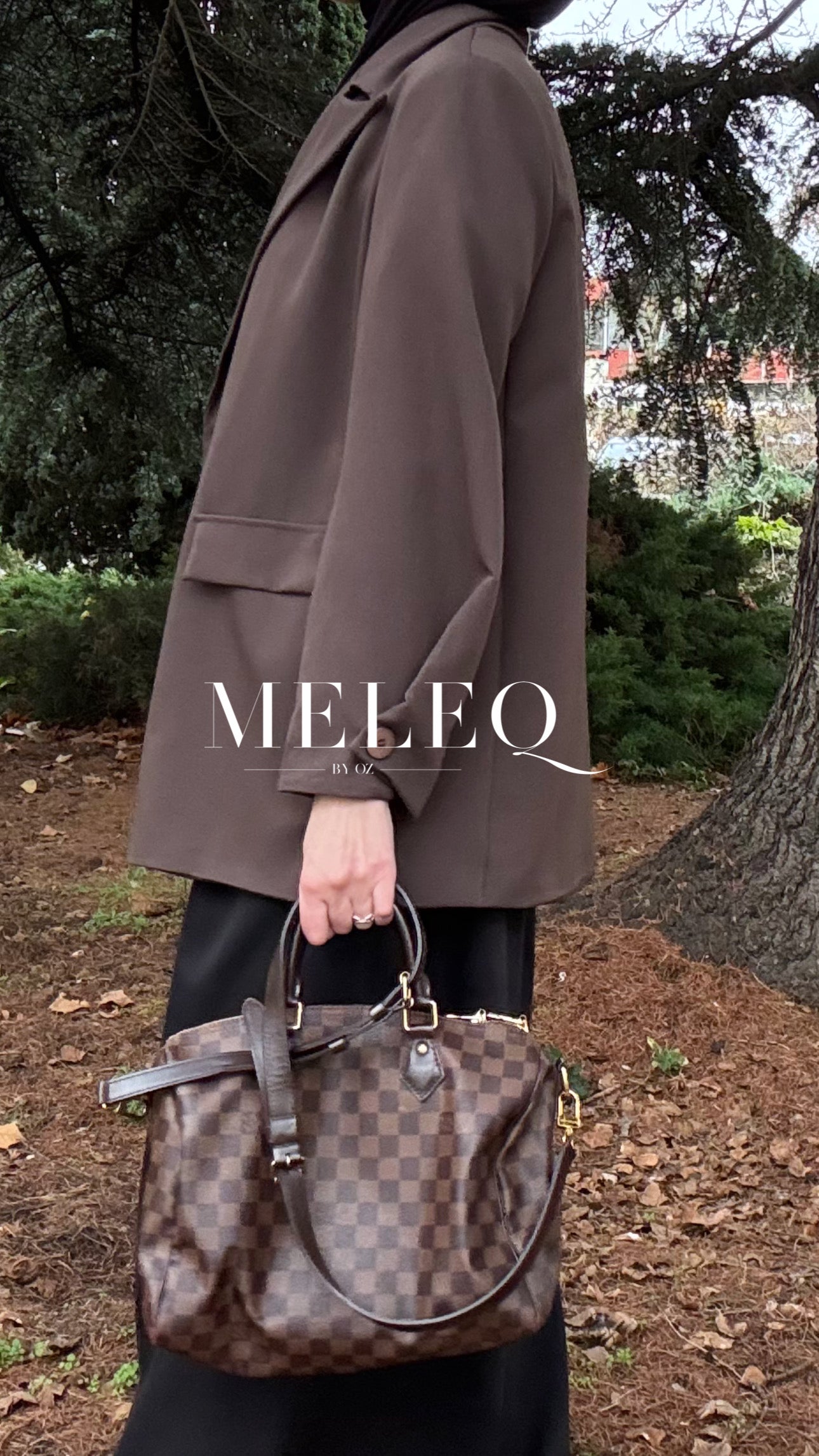 Blazer oversize - marron