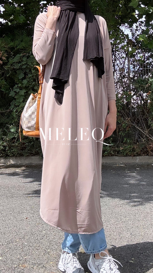 Tunique longue fluide - Beige