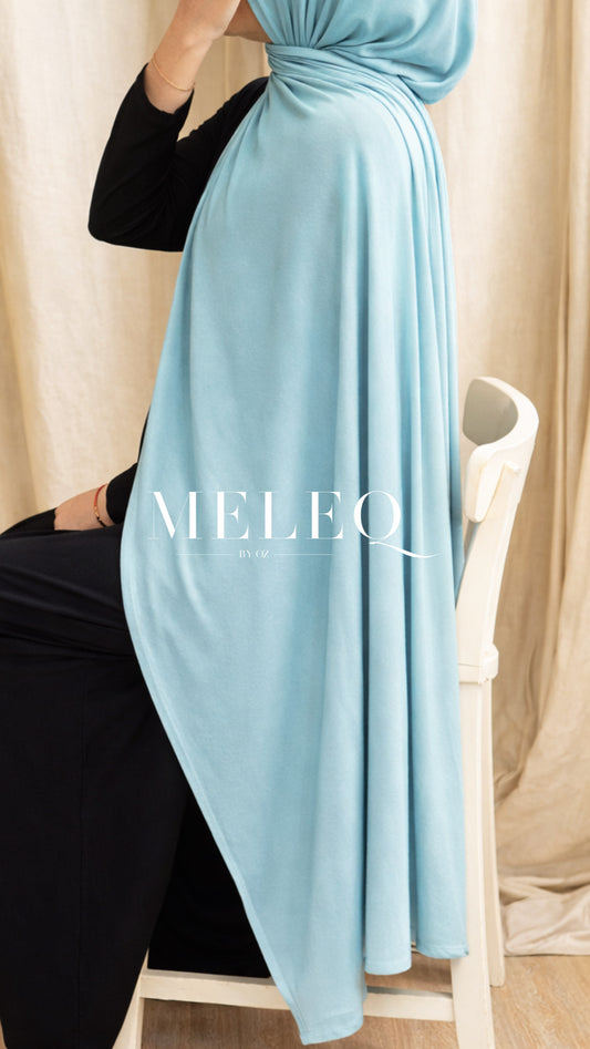 Hijab jersey - Bleu ciel