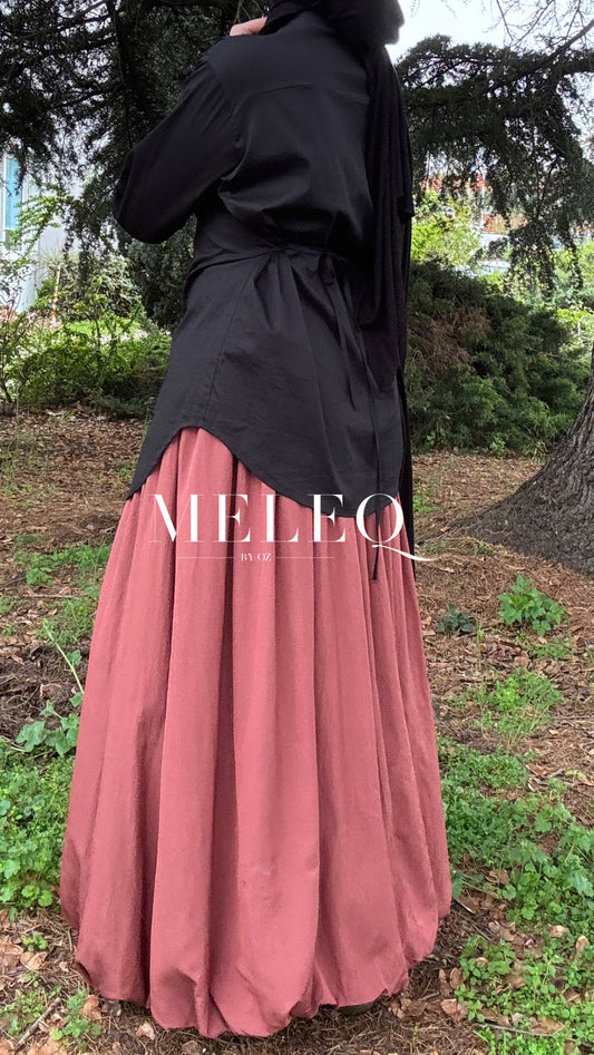 Jupe ballon Léna - Terracotta