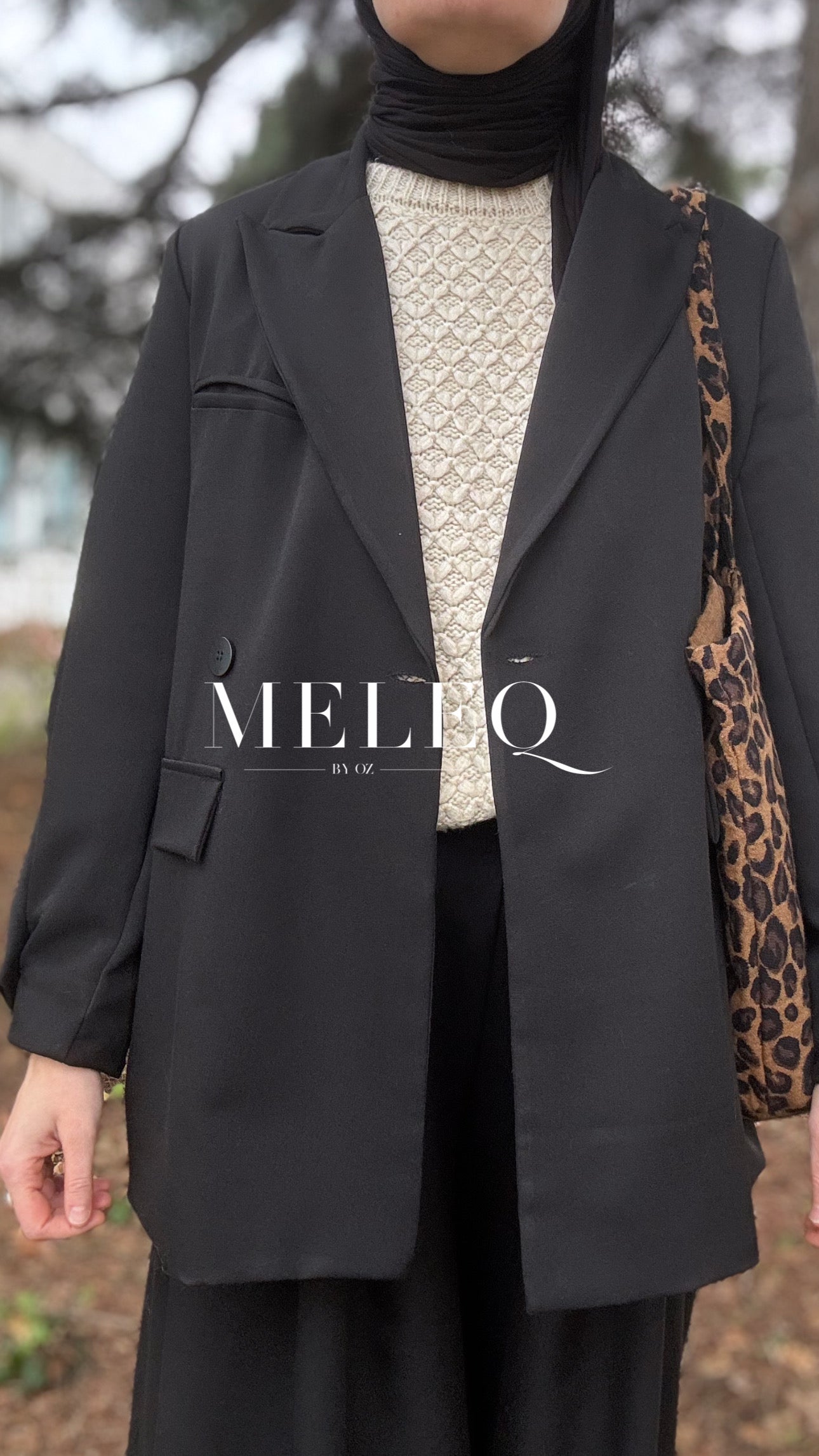 Blazer Oversize - Noir