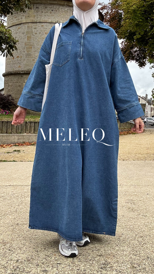 Robe en jean - Taille unique - Bleu