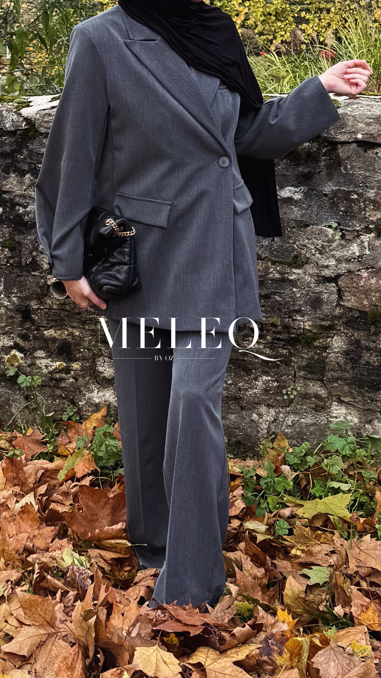 Blazer Oversize - Gris