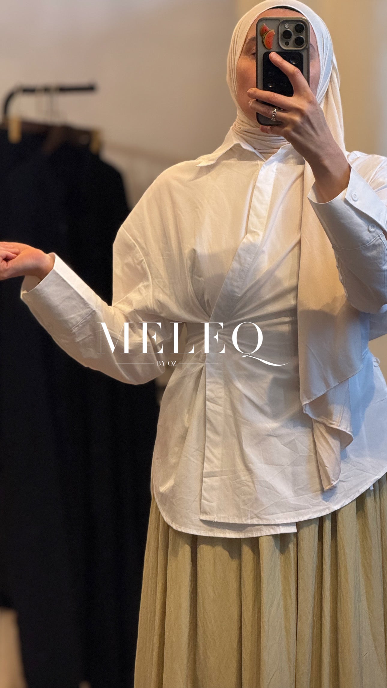 Chemise Croisée - Blanc