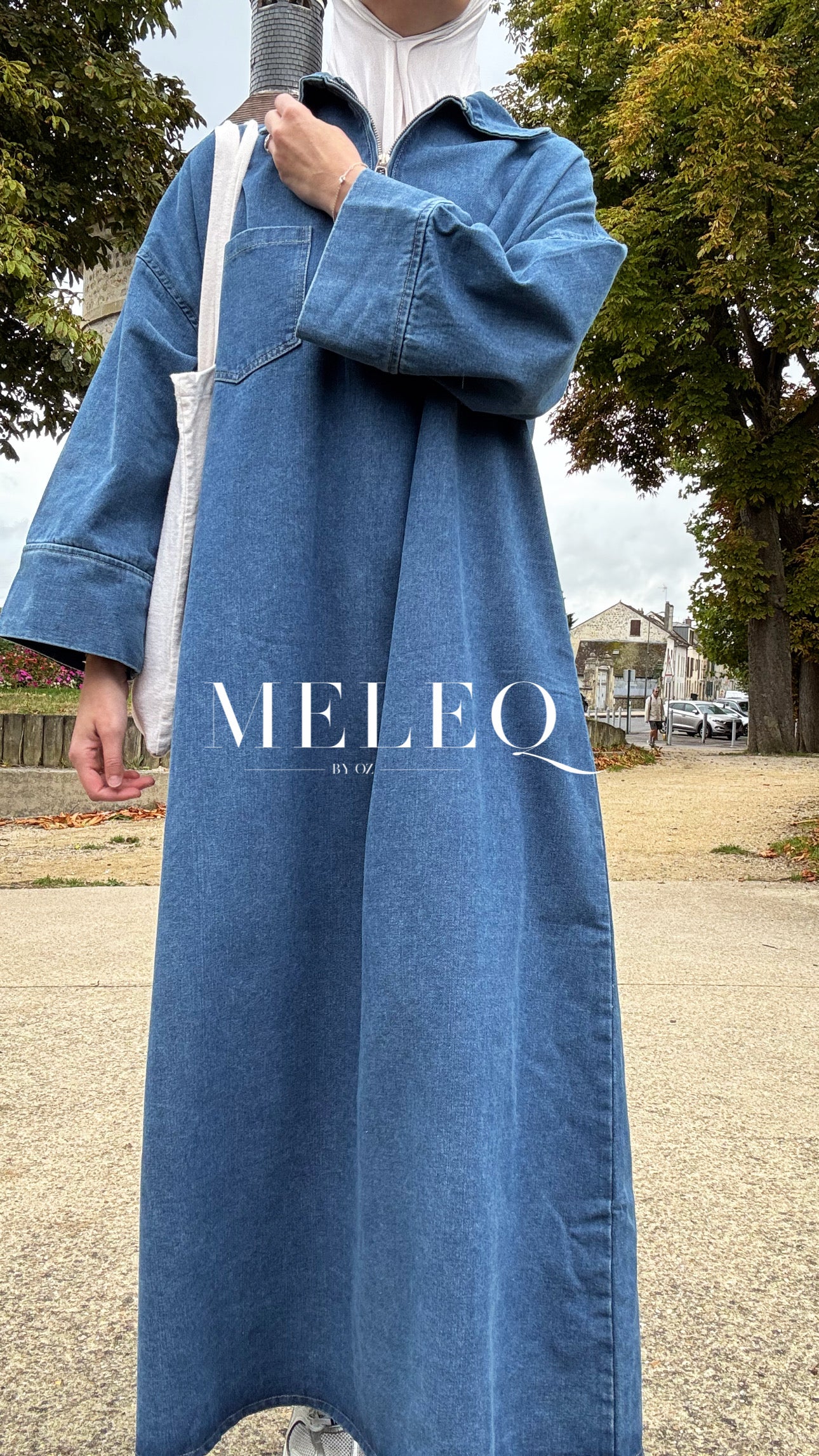 Robe en jean - Taille unique - Bleu