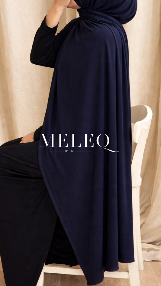 Hijab jersey- Bleu marine