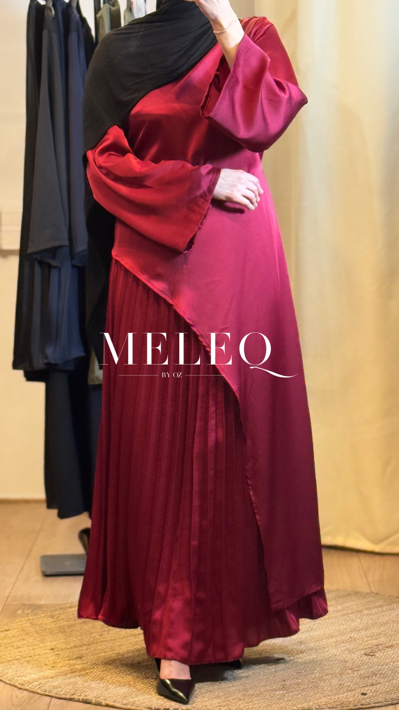 Ensemble Elena cerise