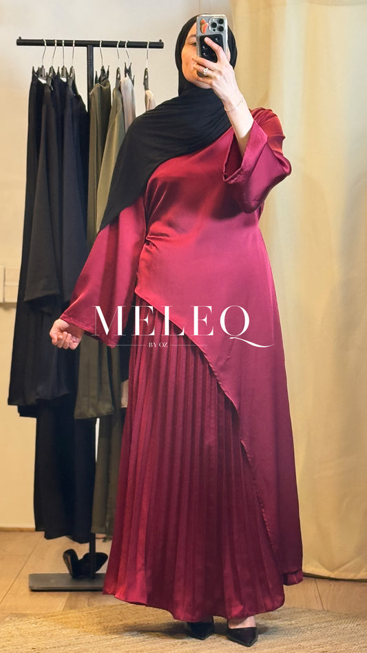 Ensemble Elena cerise