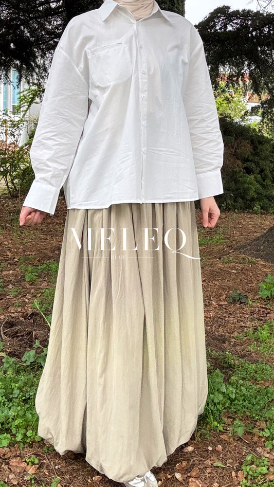 Jupe ballon Léna - Taupe