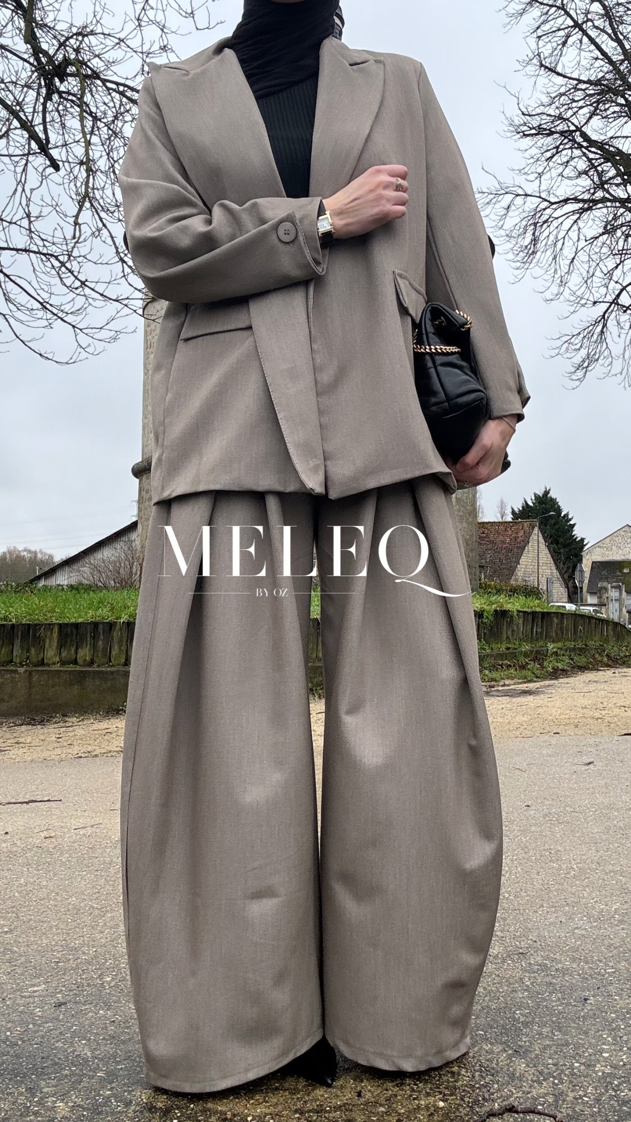 Blazer oversize - Taupe