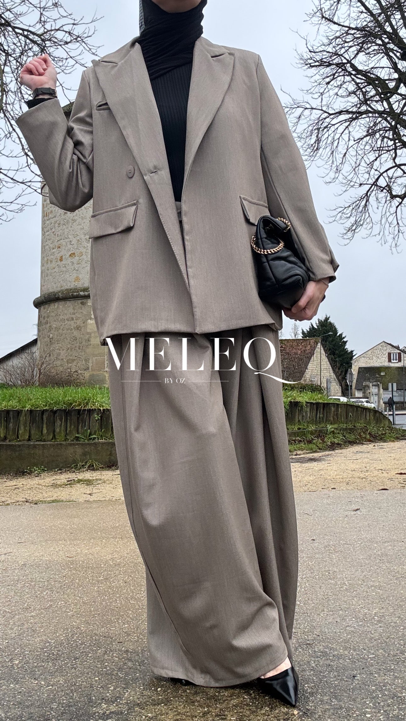 Blazer oversize - Taupe