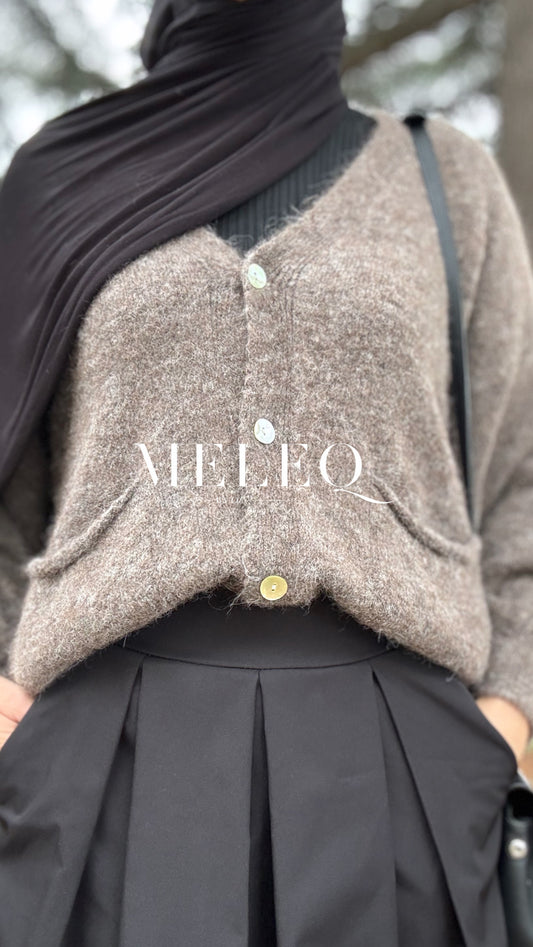 Gilet Eva - Marron