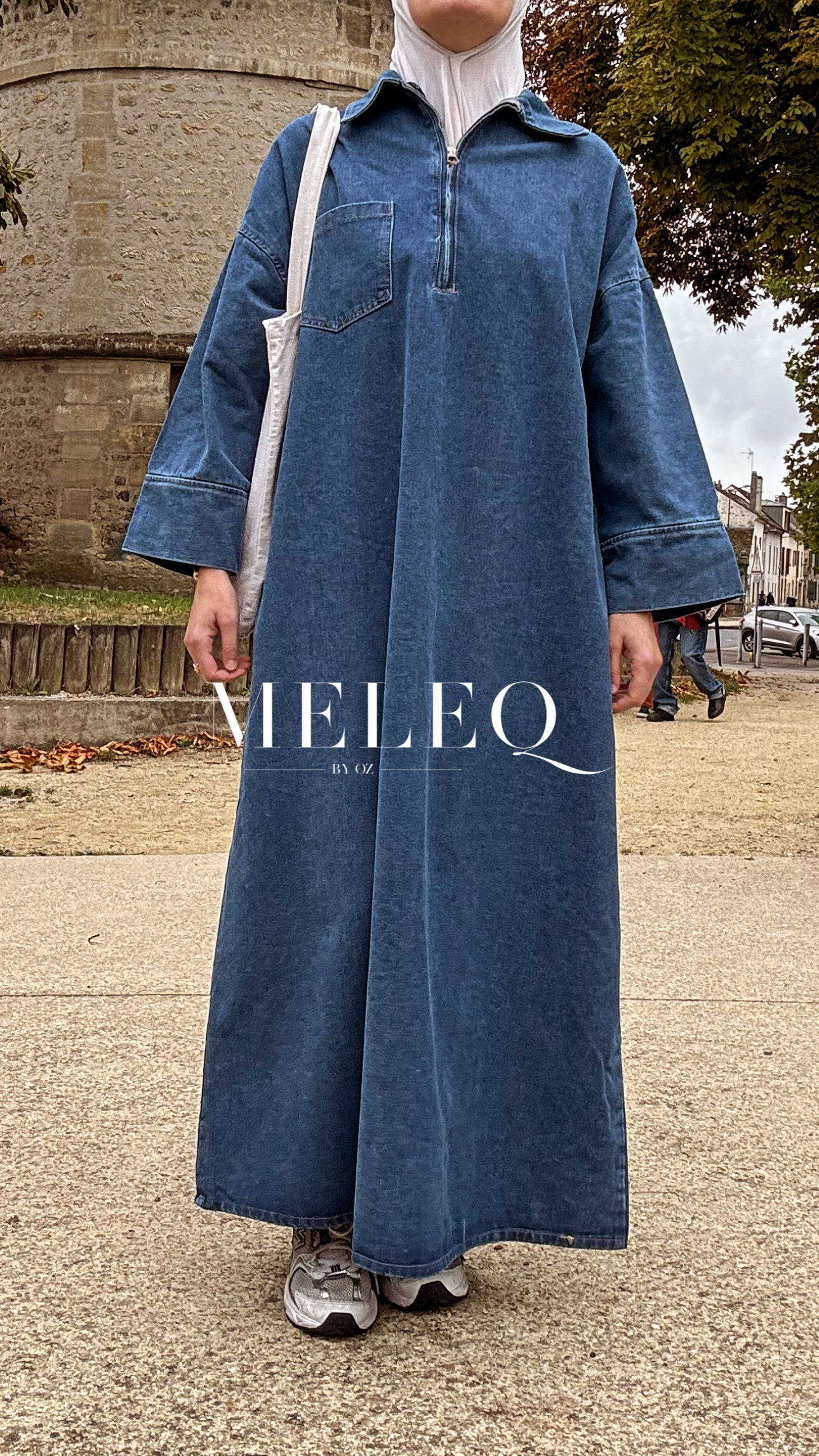 Robe en jean - Taille unique - Bleu