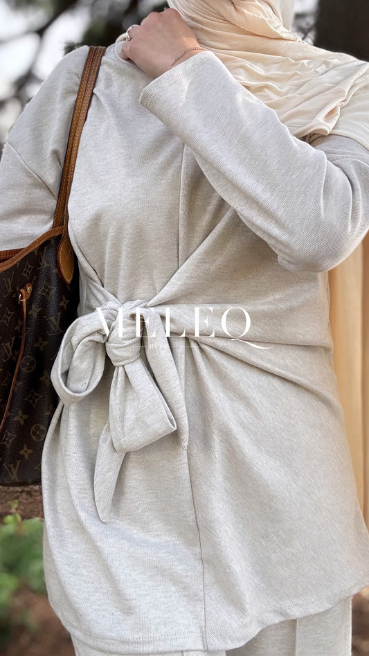 Ensemble Noeud - Beige
