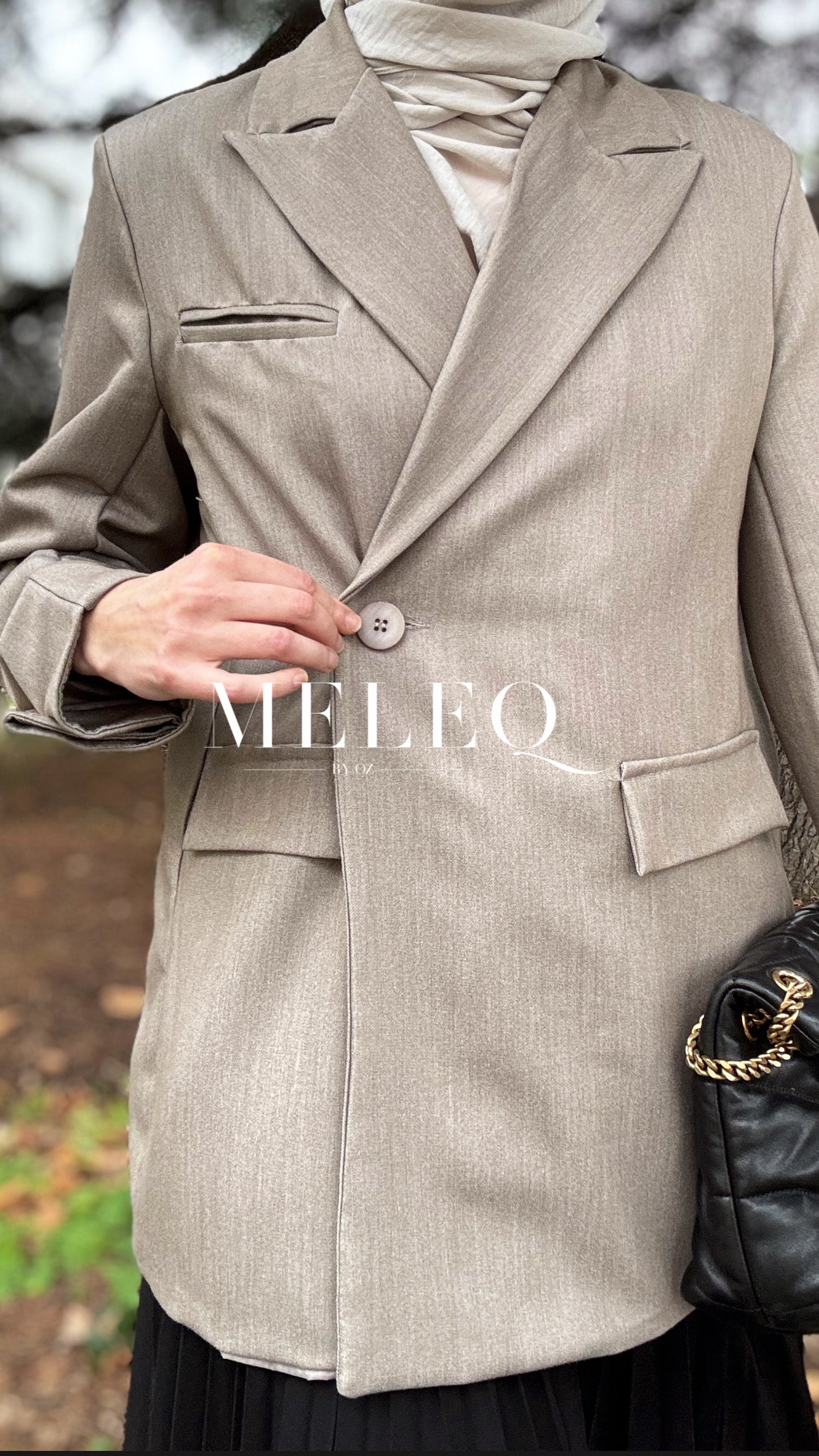 Blazer oversize - Taupe