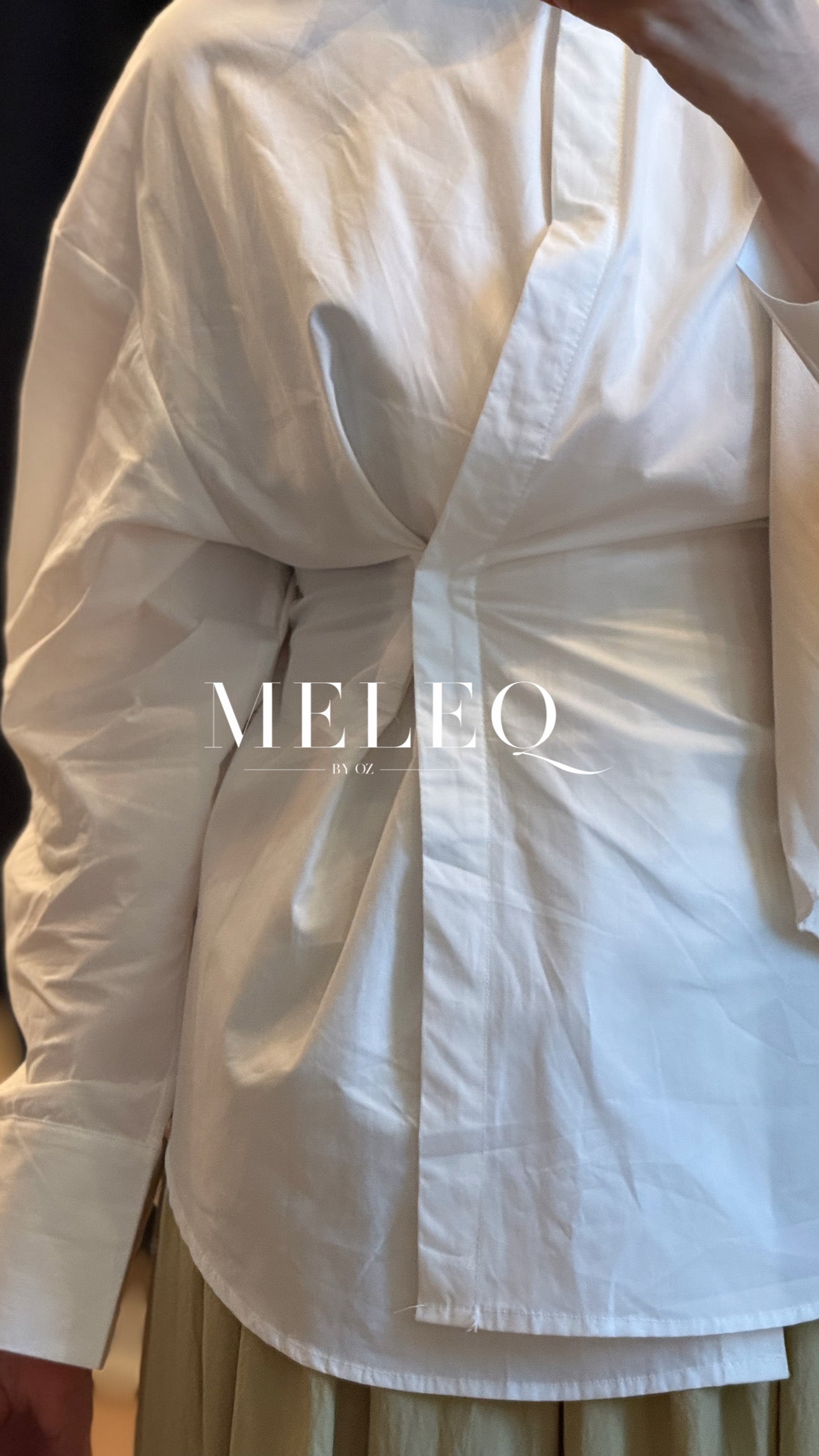 Chemise Croisée - Blanc