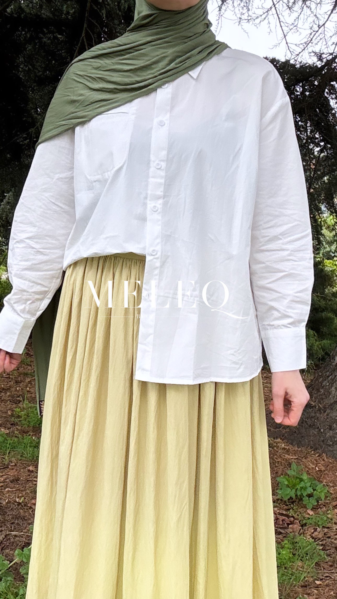 Chemise oversize Liya - blanc
