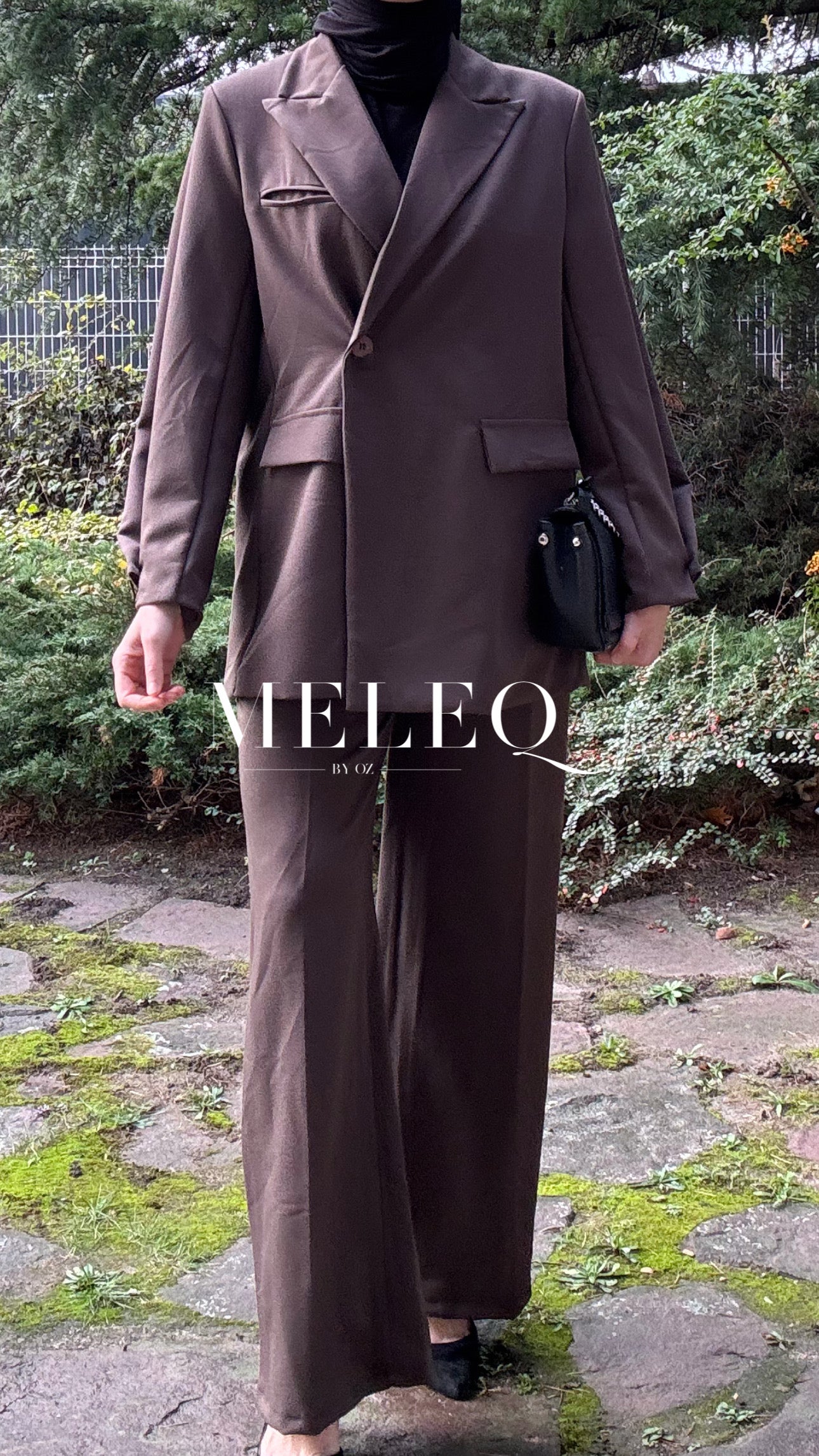 Blazer oversize - marron